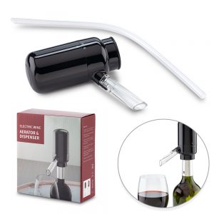 Dispensador de vino que integra el proceso de aireado