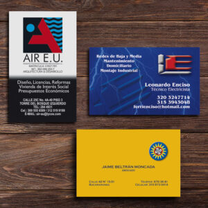 Tarjetas de presentacion