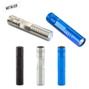 Linterna metálica de LED