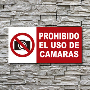 SEÑAL NO USAR CAMARAS