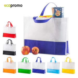Bolsa en cambrel con fuelle y agarraderas.