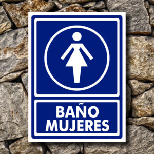 SEÑALETICA BAÑO MUJERES