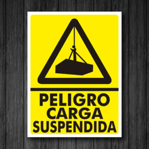 SEÑALIZACION PELIGRO CARGA SUSPENDIDA