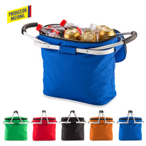 Nevera en poliéster con interior acolchado en PVC