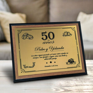 Placas de reconocimiento