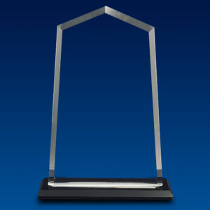 TROFEO DE VIDRIO OBELISCO