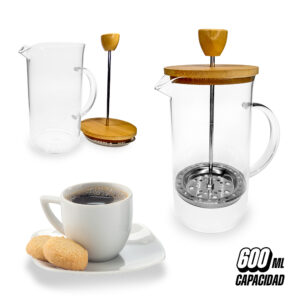 Cafetera Prensa Francesa con filtro de aluminio