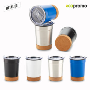 Mug metálico en acero inoxidable