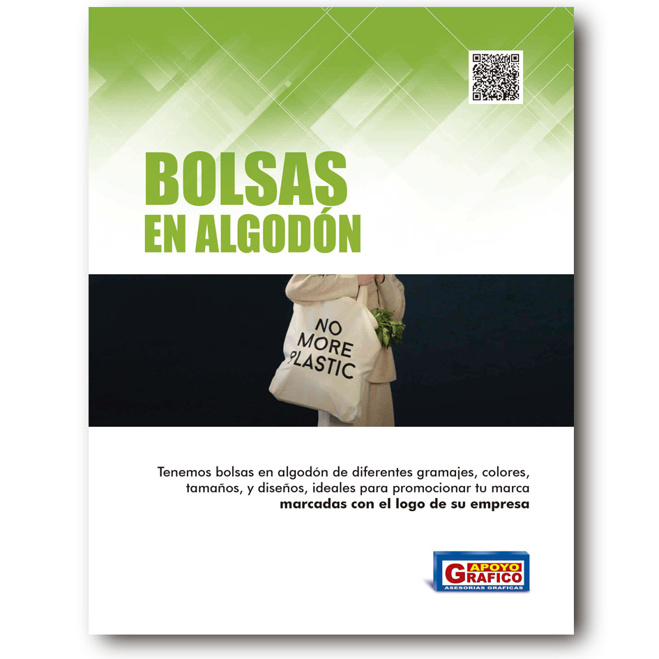 Portafolio de bolsas de algodón