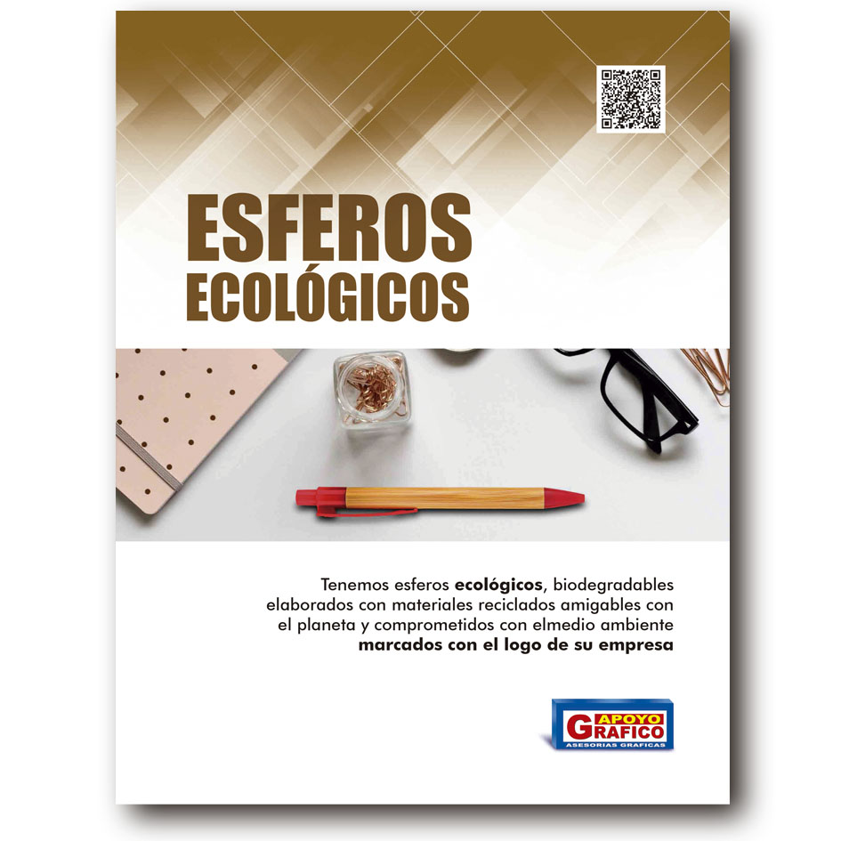 Portafolio de boligrafos ecologicos