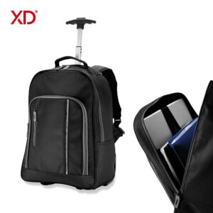 Morral tipo trolley en microfibra